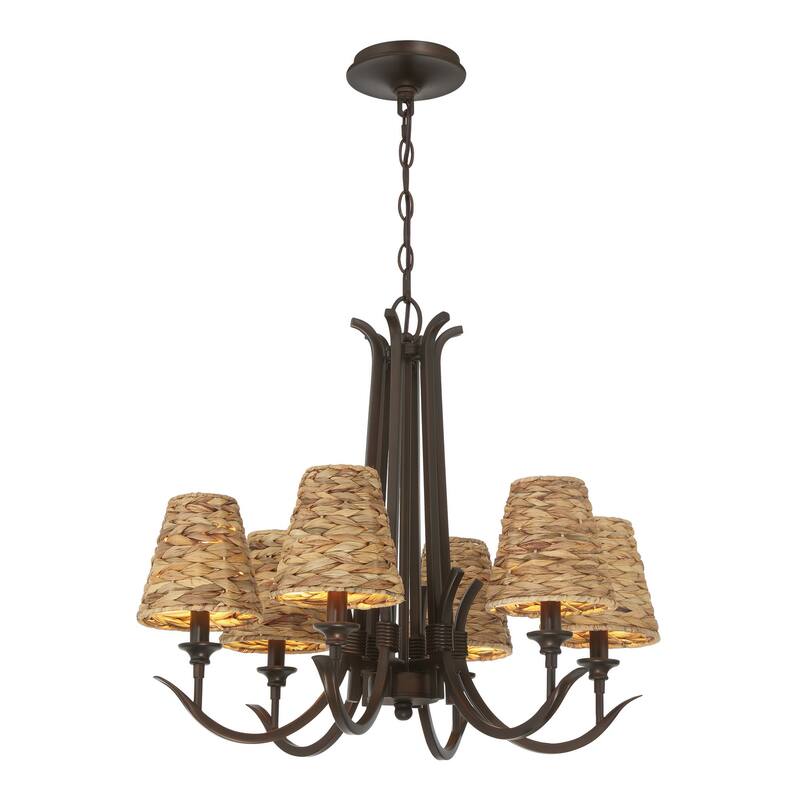 Craftmade 58326 Kokomo 6 Light 24" Wide Chandelier