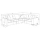 preview thumbnail 18 of 16, Ashford Chenille Upholstered Sleeper Sectional Sofa Greige