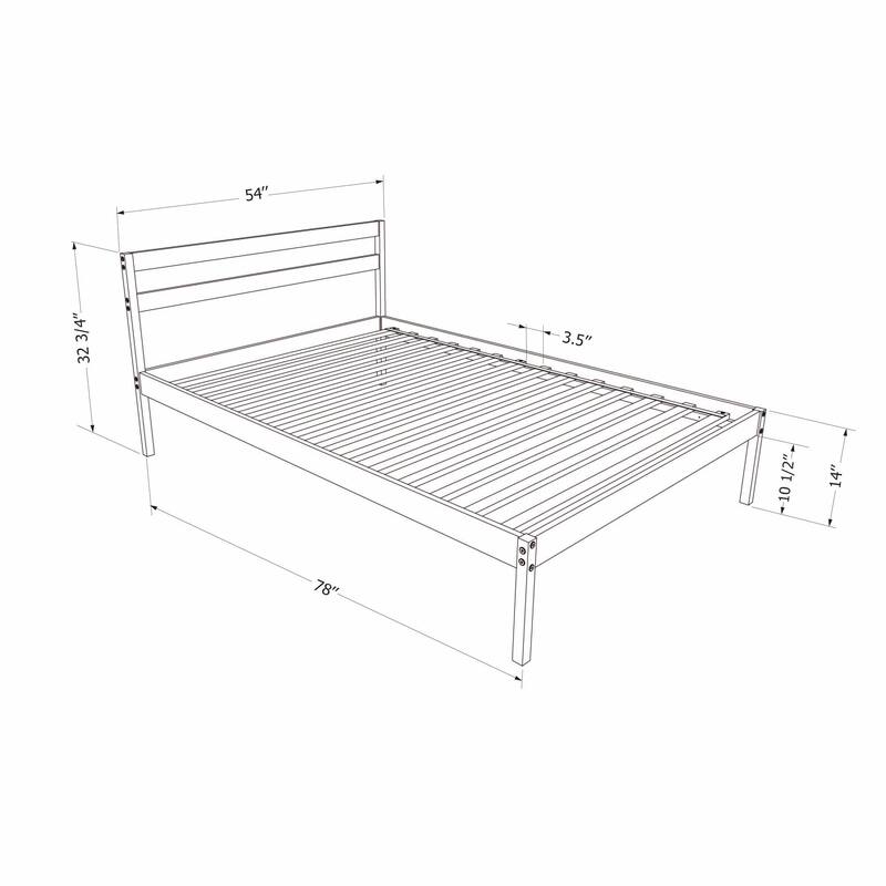 South Shore Sweedi Wooden Bed