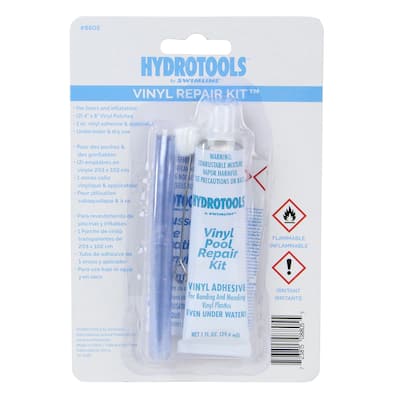 7 Blue and White Multi-Use Repair Kit for Swimming Pools and Inflatables - 7"