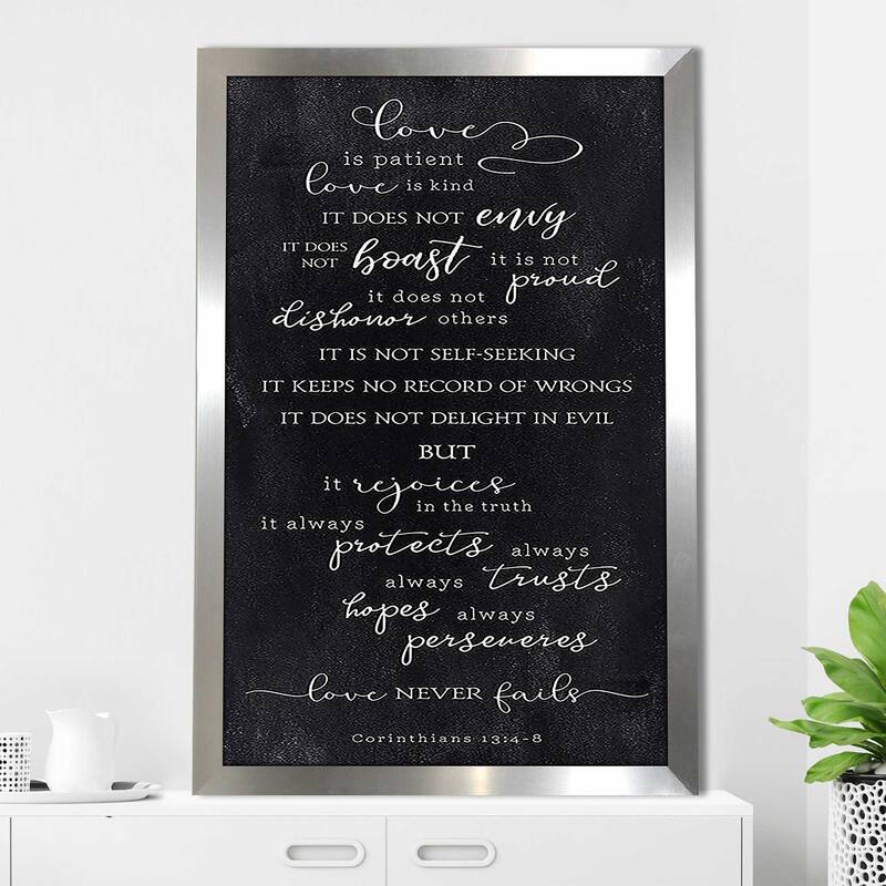 "Love Is" Print on Acrylic.