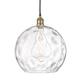 Option Black Antique Brass / Clear Water Glass
