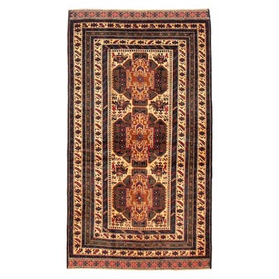 Teimani Ivory Rug 3'9" x 6'11" - 3'9 x 6'11