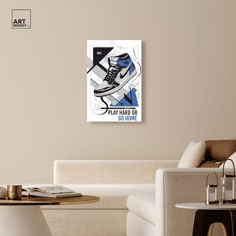 Play Hard Go Home Canvas by Art Remedy, Gallery Wrapped