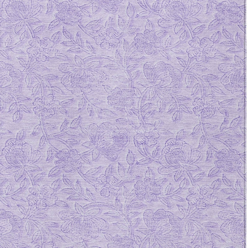 HomeRoots Floral Transitional Rectangle Outdoor Rug