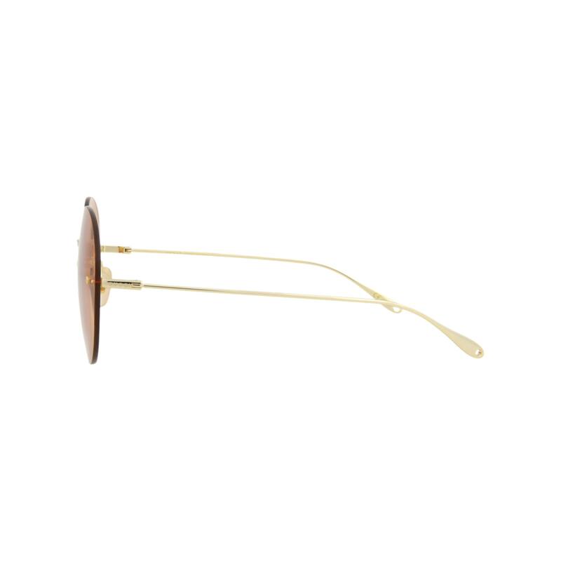Gucci Round-Frame Metal Sunglasses - NS
