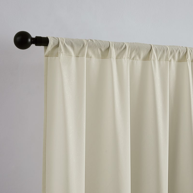 Sheer Barrier Embossed Privacy Panel Pair