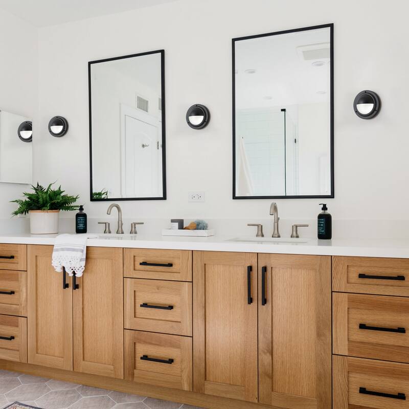 C Cattleya Integrated LED 3CCT Wall Sconce with Frosted Glass