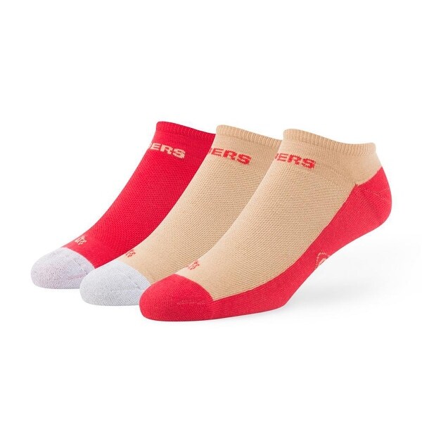 San Francisco 49ers No Show Socks (3 Pack)