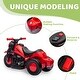 preview thumbnail 14 of 22, 6V Toddler Ride-On Bubble Motorcycle with Music, LED Headlight, 3 Wheels, 2MPH Electric Motorbike for Kids Ages 2-5