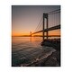 Verrazzano Narrows Bridge Staten Island New York Sea Art Print/Poster ...