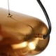 preview thumbnail 9 of 12, Patiy Mid-century Modern Gold Pendant Lights 1-light Dimmable Island Lighting with Metal Shade