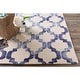 preview thumbnail 3 of 21, Hand-Hooked Rushden Moroccan Trellis Wool Area Rug