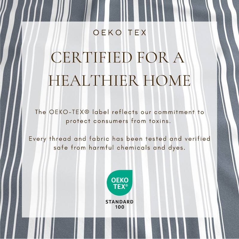 Linery & Co. Striped Brushed Microfiber Bed Sheet Set