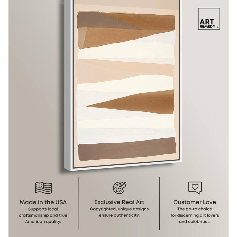 Linear Landscape II Canvas by Art Remedy