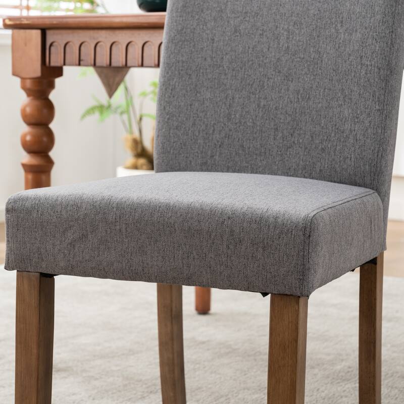 Upholstered Dining Chairs Set of 4, Armless Kitchen Chairs