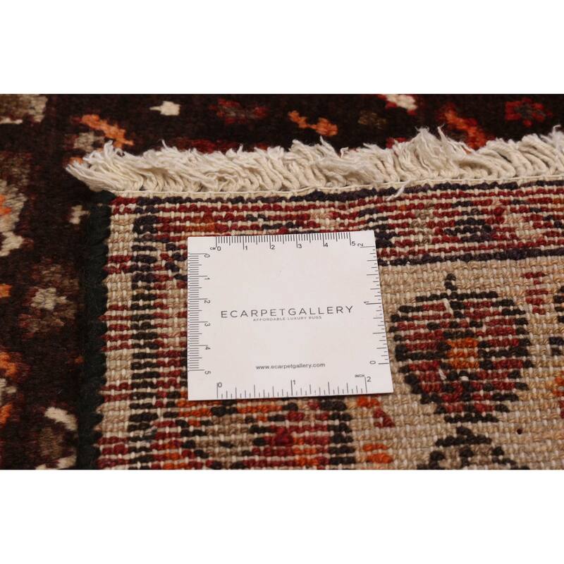 ECARPETGALLERY Hand-knotted Andelz Brown Wool Rug - 4'2 x 9'5