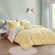 preview thumbnail 4 of 22, Jessie Yellow Rainbow Sunburst Reversible Cotton Comforter Set by Urban Habitat Kids