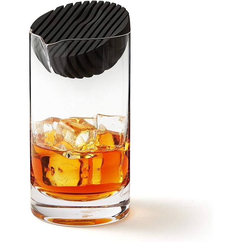 Rabbit 2 in 1 Strainer and Jigger Black - 4.7" x 7" x 2.5"