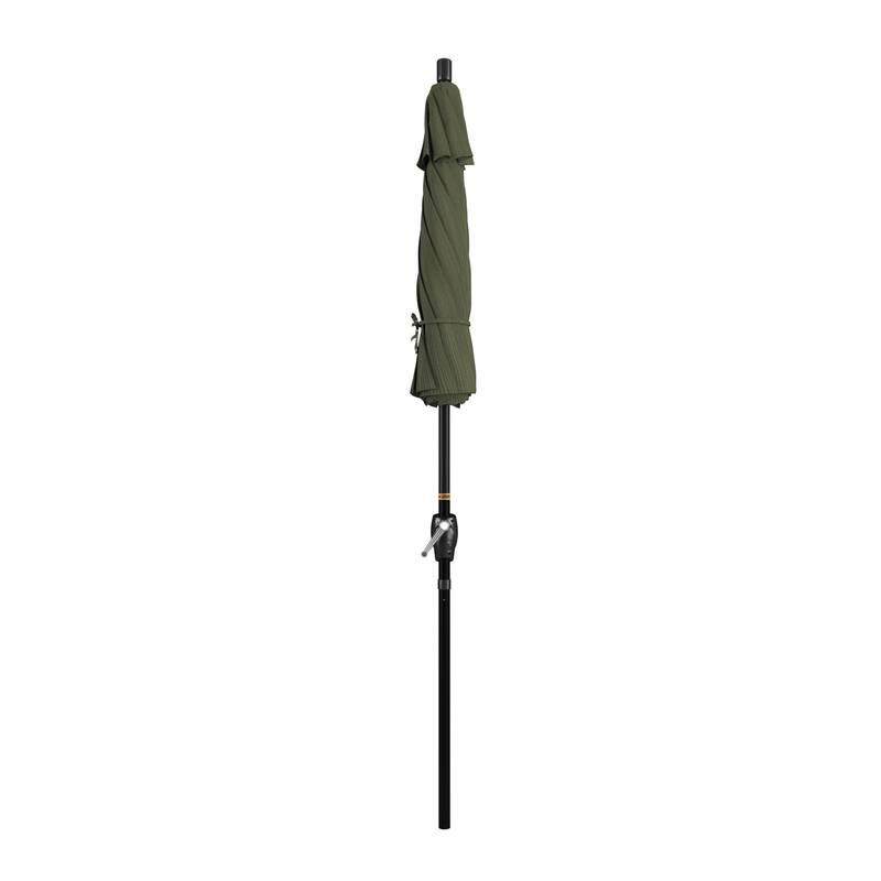 Okaloosa 7.5ft Round Crank Lift Tilting Patio Umbrella by Havenside Home, Base Not Included