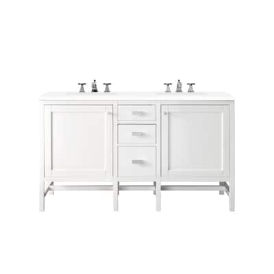 James Martin Vanities E444-V60D-3WZ Addison 60" Free Standing Double