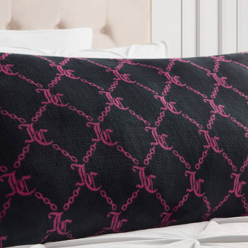 Juicy Couture Lattice Print Plush Body Pillow 1-Piece