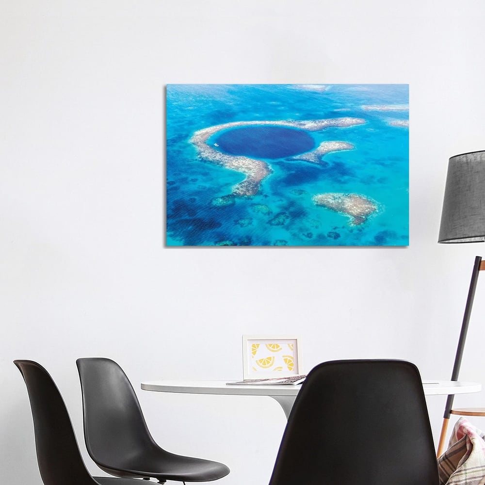 iCanvas "The Blue Hole, Belize" by Matteo Colombo Canvas Print