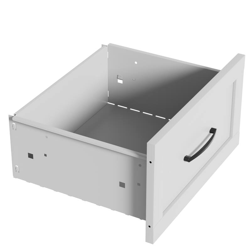 Bedroom Dresser Metal Storage Cabinet with Drawers, Space-Saving Chest of Drawers for Bedroom Living Room Entryway