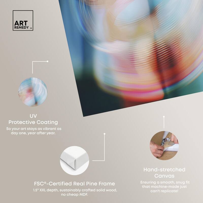 Swirling Light II Canvas by Art Remedy, Gallery Wrapped