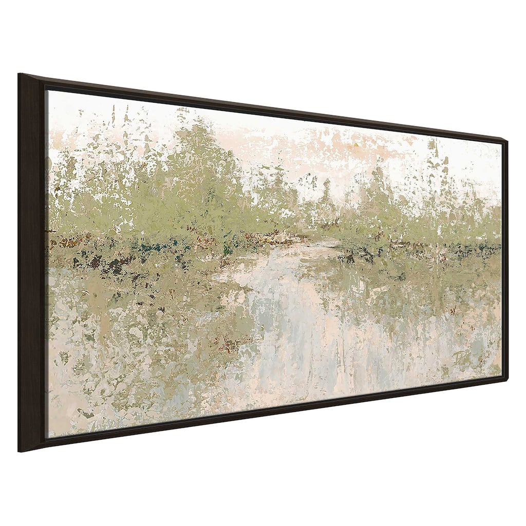 "Neutral Wild Fields" Print on Floating Canvas
