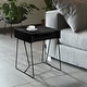 preview thumbnail 1 of 16, Omer Modern 18-inch Metal 1-Drawer Side Table by Furniture of America