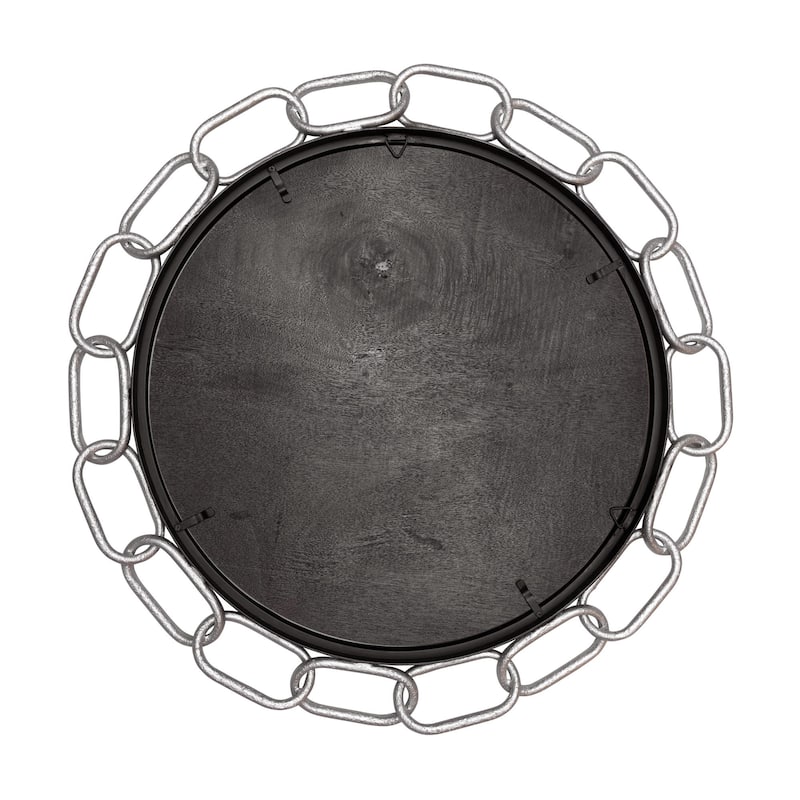 Varaluz Chains of Love Round Wall Mirror