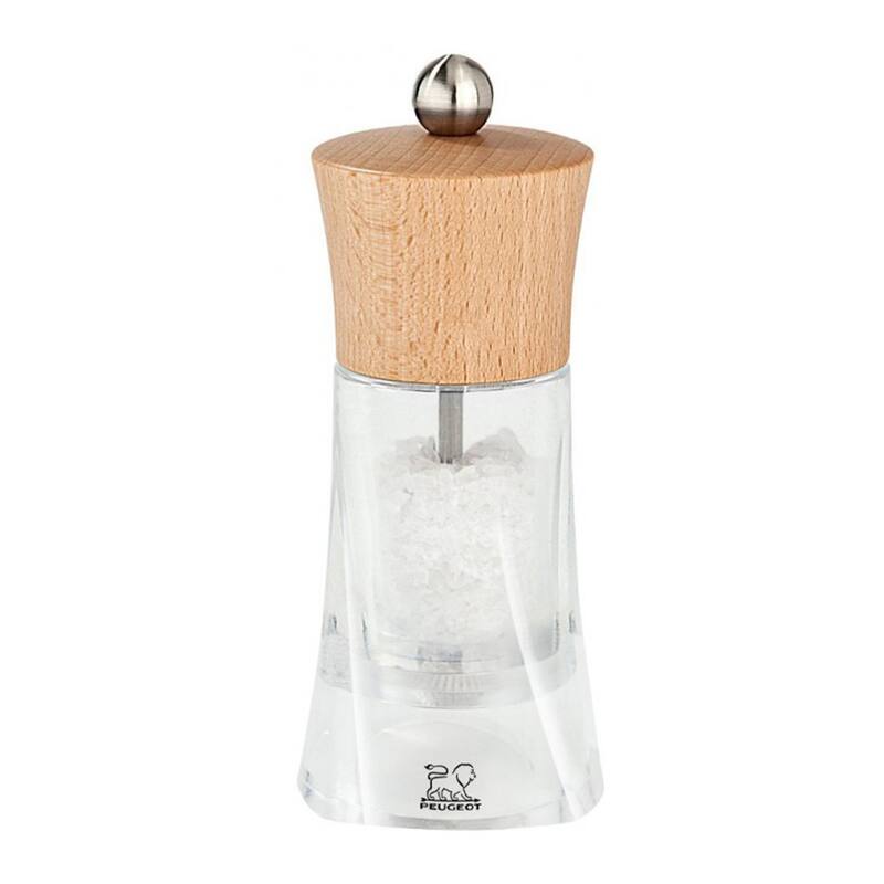 Peugeot Oleron Grey "Wet" Salt Mill, 5-1/2" Natural, Ceramic Mechanism