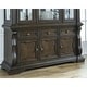 preview thumbnail 7 of 11, Signature Design by Ashley Maylee Dark Brown Dining Buffet - 71.63" W x 20.75" D x 34.38" H