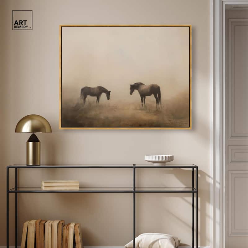 Equine Duo II Canvas by Art Remedy