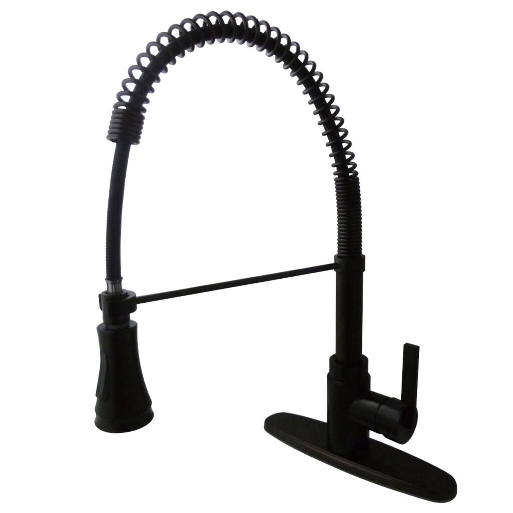 Kingston Brass Continental 1.8 GPM Standard Pull Down Kitchen Faucet