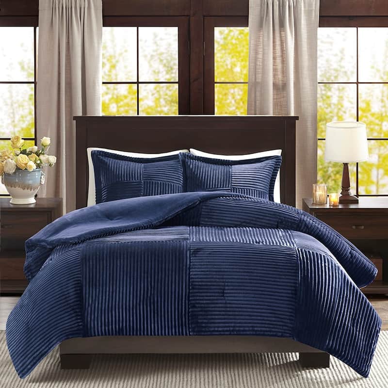 GDF Studio - Parker Plush Down Alternative Comforter Set.