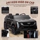preview thumbnail 6 of 38, 24V Ride On Car, Licensed Battery Powered Electric Vehicle w/Remote Control