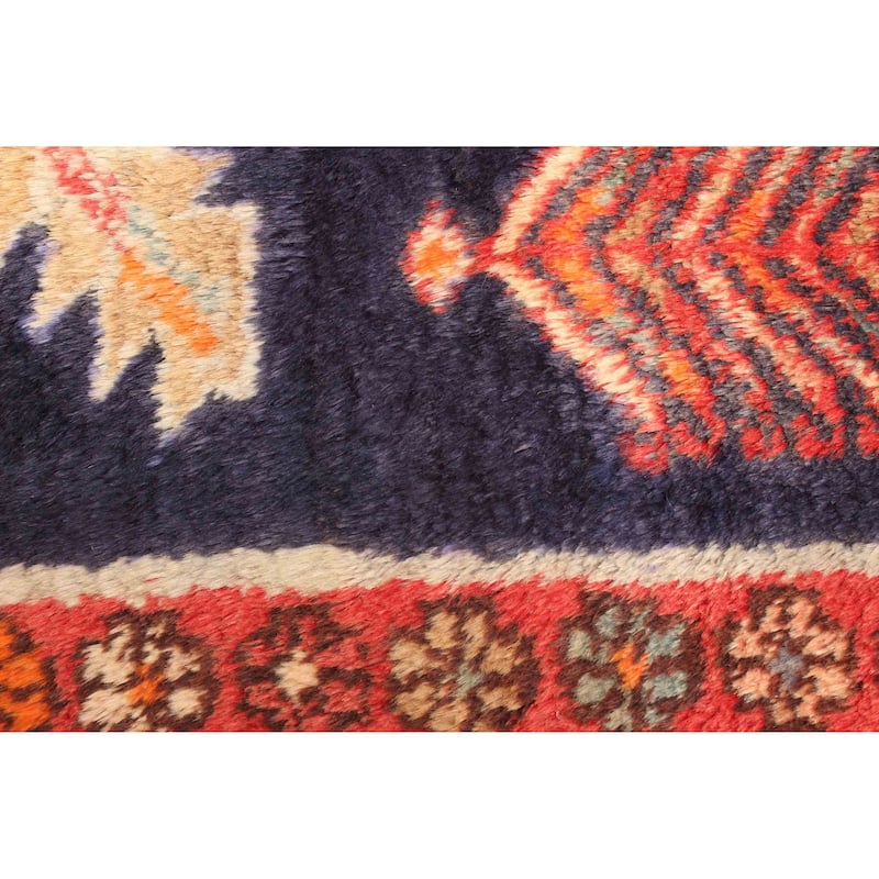 ECARPETGALLERY Hand-knotted Konya Anatolian Navy Wool Rug - 4'6 x 7'5