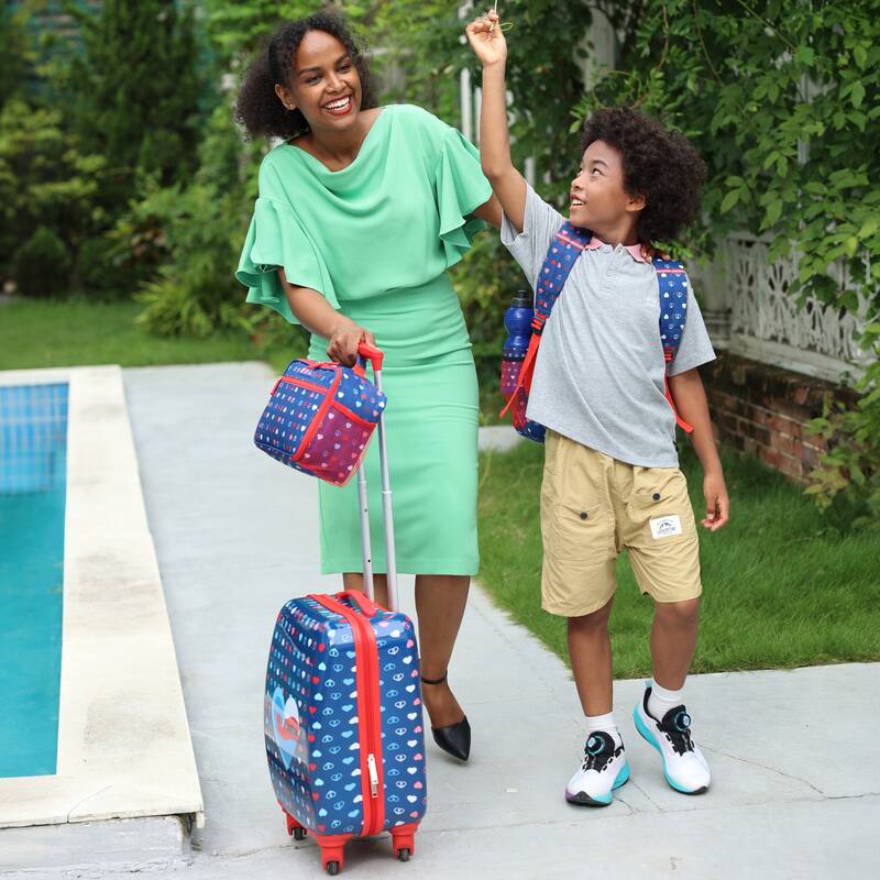 Nautica Kids 18" Back to School Carry-on 5-Piece Luggage Set