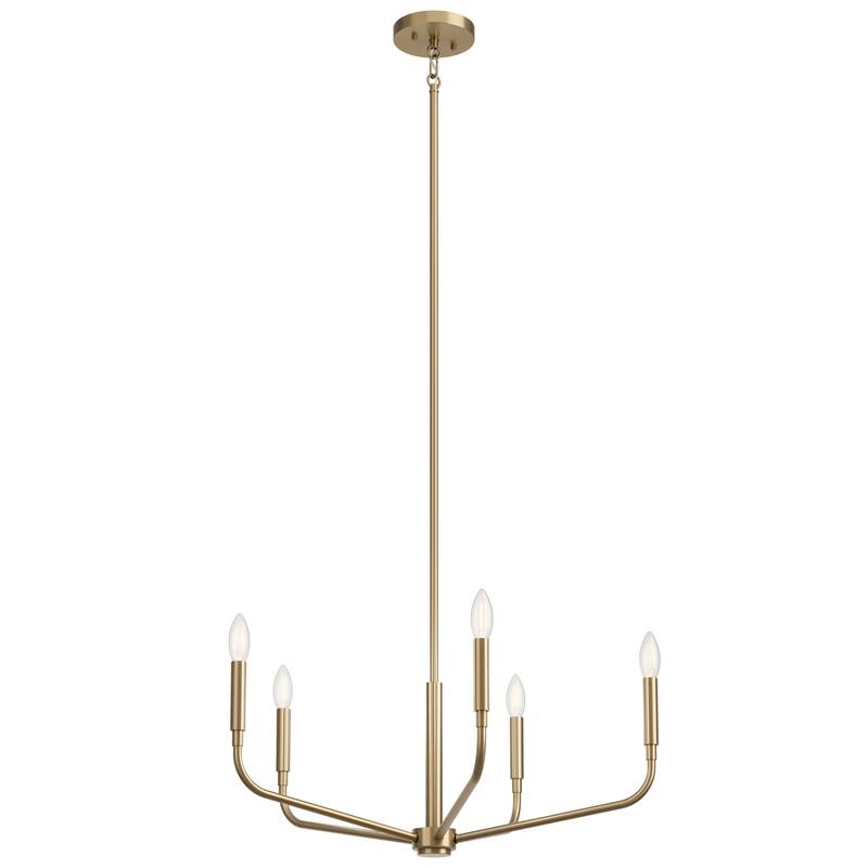 Kichler Lighting Madden Candle Chandelier - 26" - Champagne Bronze
