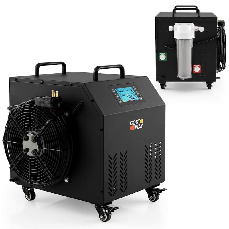 Costway Ice Bath Water Chiller with Universal Wheels Filtration System - See Details - Portable - See Details