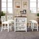 Option Walnut tabletop+White Frame+Beige Fabric