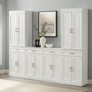Crosley Stanton 3Pc Sideboard And Pantry Set - 14.5"x95"x78"