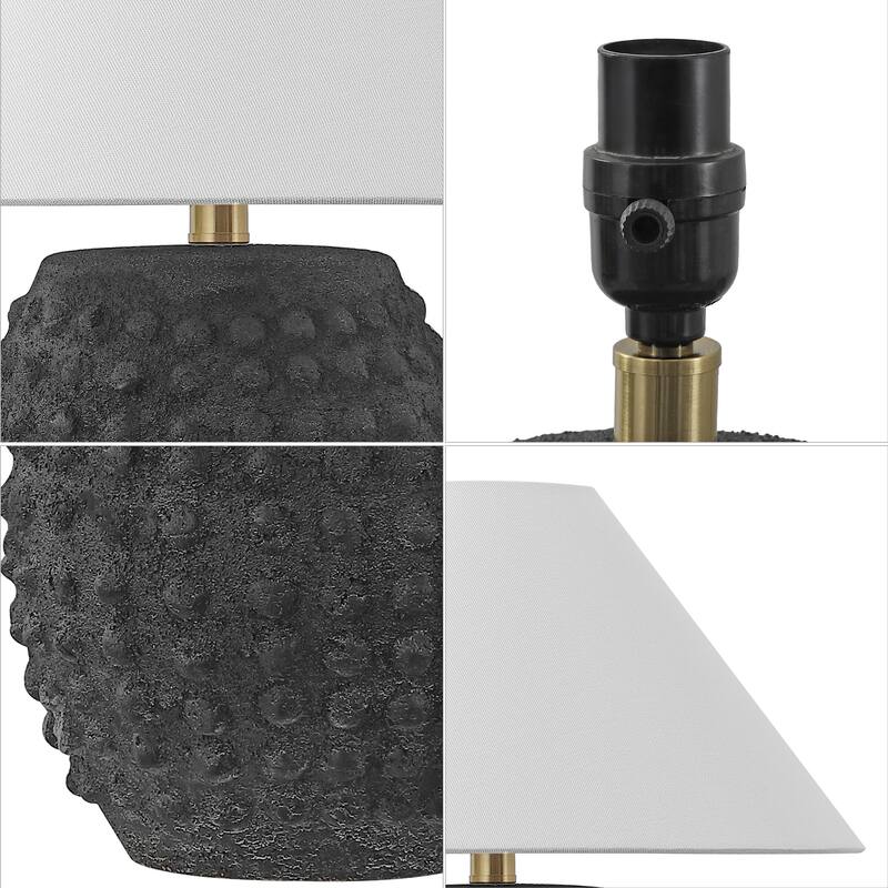 18.25" Hobnail LED Table Lamp (Set of 2), by JONATHAN Y