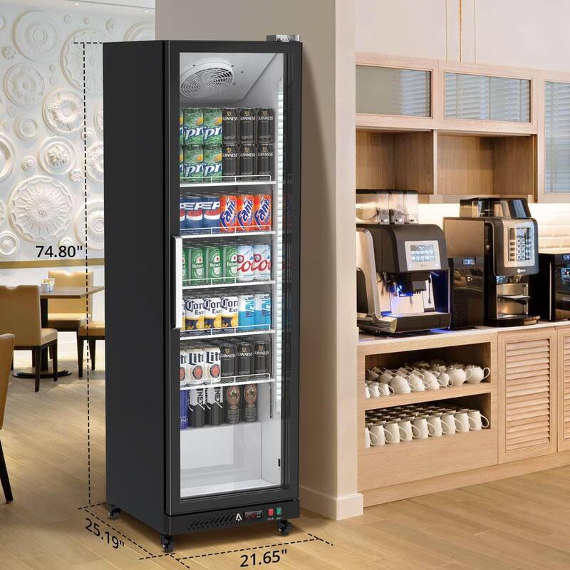 Commercial Display Refrigerator, 12.4 Cu. Ft.