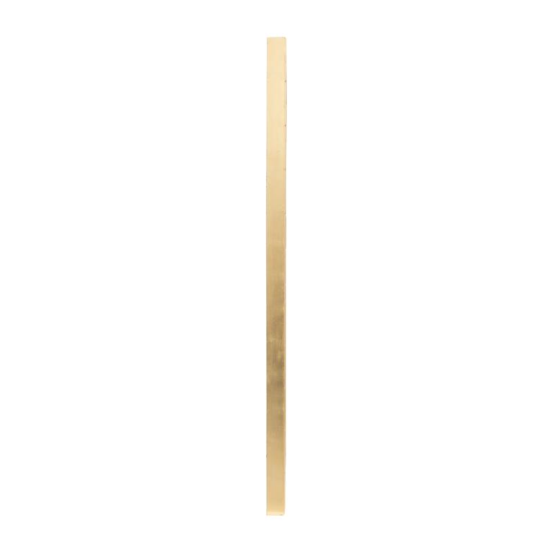 Sagebrook Home Glam Modern 39x87 Gold Bars Rectangular Mirror with Wood Frame and Gold Leaf Finish - 39" x 4" x 87"