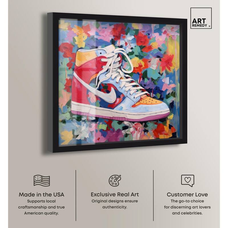 Whimsical Sneaker Shadowbox by Art Remedy