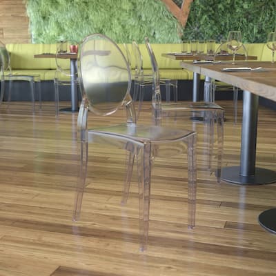 Set of 4 Extra Wide Resin All-Weather Banquet Chairs - 20.5"D x 17"W x 37.25"H