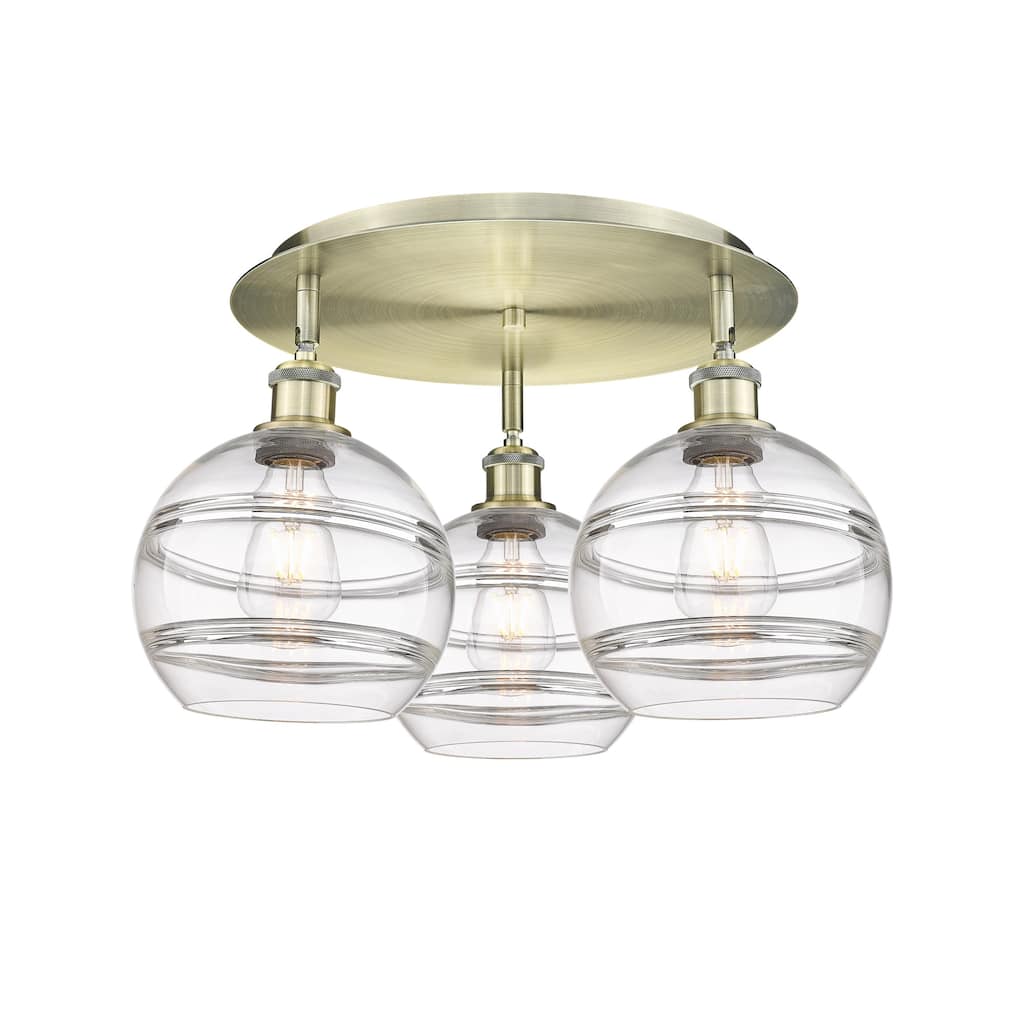 Innovations Lighting 516-3C-11-20 Rochester Flush Rochester 3 Light